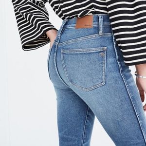 NWOT Madewell 10" high rise skinny jeans 27